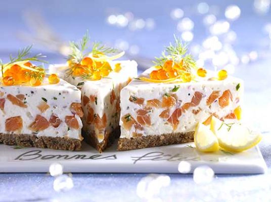 Cheesecake au saumon