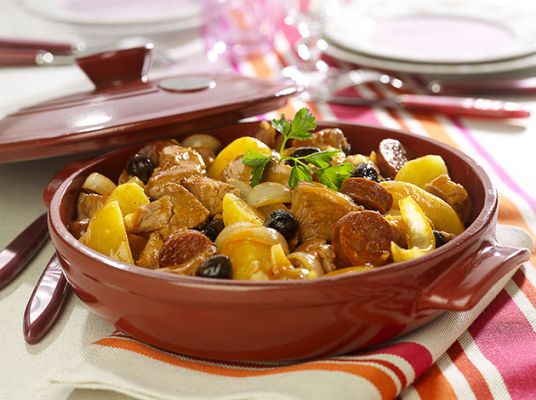 Sauté de porc au chorizo