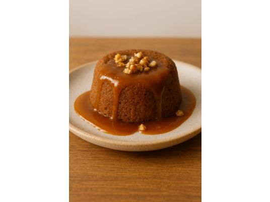Fondant au noix & caramel beurre salé