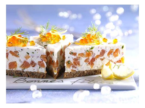 Cheesecake au saumon
