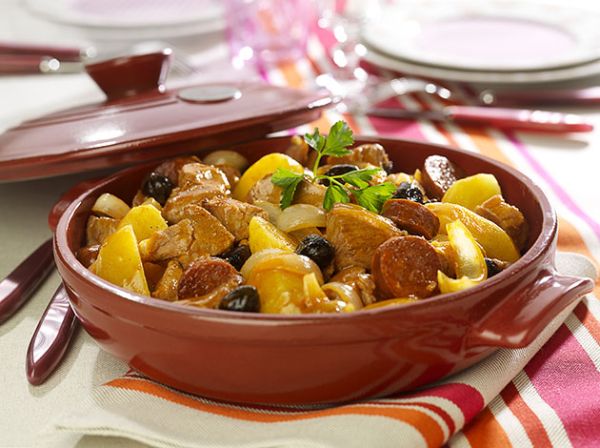 Sauté de porc au chorizo
