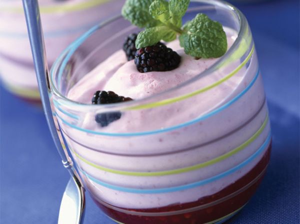 Mousse mûres et framboises