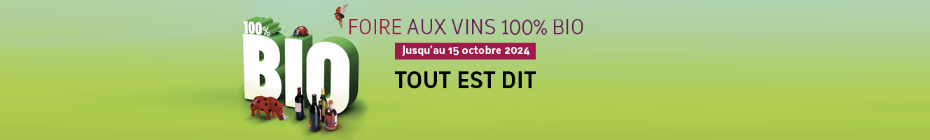 Foire aux vins 100% Bio
