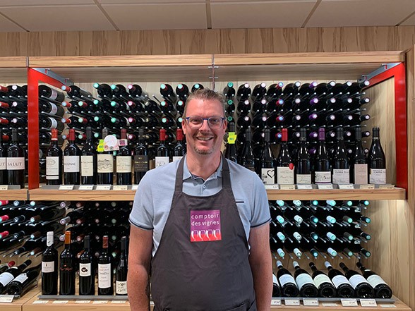 Caviste comptoir des vignes Mellac
