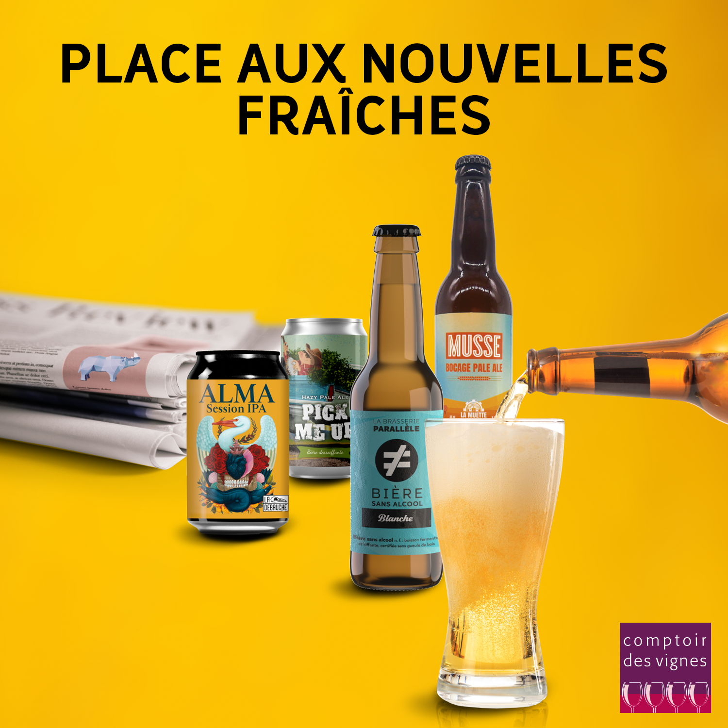 Opération Bières : une sélection de bières à petits prix