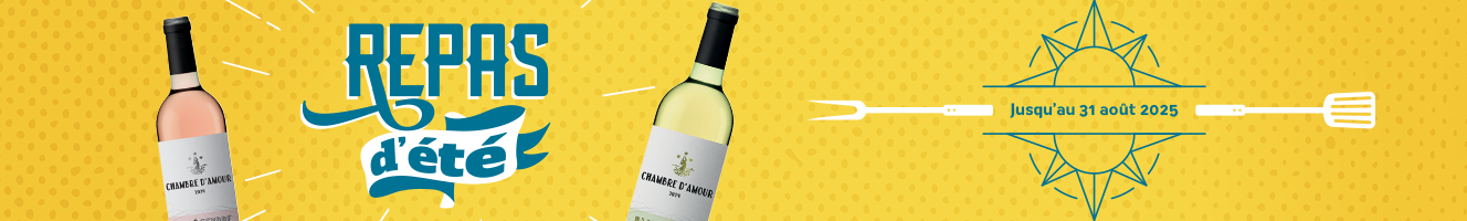 Sélection de vins, bières et spiritueux pour l'été